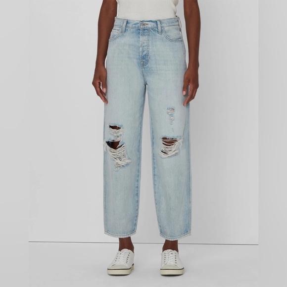 7 For All Mankind Balloon Ripped Jeans - Picture 8 of 8